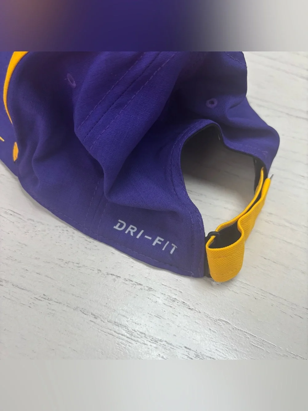 Nike Dri-Fit LSU Purple and Gold Embroidered Logo Cap